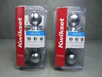 Lot Of 2 Kwikset Satin Nickel Bed And Bath Doorknobs 93001-874. Fixed Price $27.95.