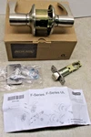New Schlage F40-MER 619 Satin Nickel Door Lever Set Bed & Bath. Fixed Price $17.55.
