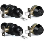 Bestten 2 Pack Keyed Same Exterior Door Knobs And Single Cylinder Deadbolts C.... Fixed Price $51.49.
