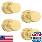 Asidrama 4 Pack Privacy Gold Door Lock Brush Knobs Interior For. Fixed Price $128.26.