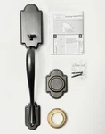 Kwikset 802ANLIP-11P Arlington Dummy Handleset, Exterior, Venetian Bronze. Fixed Price $89.00.