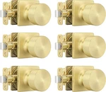 (6) Pack Goldenwarm Interior Closet Hall Door Handles Without Lock. Fixed Price $39.95.