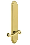 Grandeur 836619 Hardware Arc Tall Plate Newport Lever, Dummy, Lifetime Brass. Fixed Price $34.99.