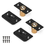 Ilyapa French Door Ball Catch- 2 Pack Black Closet Adjustable Screw In. Fixed Price $12.56.