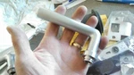 Omnia Passage Lever 368/00C PA3 US26D Mint Satin Chrome 3/4" Backset. Fixed Price $89.99.