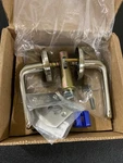 Emtek 810MUS15 Milano Passage Leverset - Satin Nickel Rosette. Fixed Price $125.99.