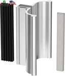 3-3/4" Bright Chrome Frameless Shower Door Handle With Metal Strike 3" Magne. Fixed Price $24.41.