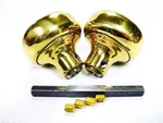 Progressive 2600/3 - 1/4 Replacement Knob Set Solid Brass. Fixed Price $24.99.