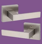 Kwikset Singapore Satin Nickel Hall/closet Door Lever Microban Fits Standard. Fixed Price $20.00.