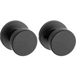 Kwikset Pismo Round Matte Black Hall/closet Door Knob With Microban Technology. Fixed Price $22.99.