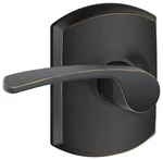 Schlage F10-MER-GRW Merano Passage Door Lever Set Bronze. Fixed Price $66.60.