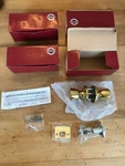 Lot Of 4 Cal-royal Model # RIZ-20 Us 3 Privacy Lock Polished Brass Grade Nib. Fixed Price $7.99.
