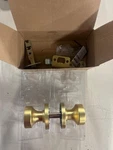 Kwikset 730PSKRDT-4 Pismo Privacy Door Knob Satin Brass. Fixed Price $30.15.