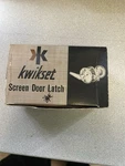 Vintage Kwikset Screen Door Lock Knob Handle #1-341 Gold Brass Tone New. Fixed Price $16.99.