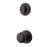 Kwikset Cove Knob Interior Single Cylinder Handleset Trim Venetian Bronze. Fixed Price $17.09.