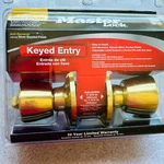Master Lock Keyed Entry Bright Brass Tulip TUO0103. Fixed Price $14.95.