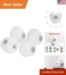 Childproof Door Knob Locks - 4 Pack, Easy Install, Safety For Little Ones. Fixed Price $20.87.
