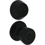 Steel Pro Matte Black Tulip Deadbolt & Door Knob Entry Combo (2-PACK) BRX9B91BD. Fixed Price $67.40.