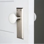 Nostalgic Warehouse Nykwhi Dp Nk White Porcelain Solid Brass - Nickel. Fixed Price $202.49.