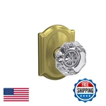 Schlage Custom FC172 Alx 608 Alexandria Non-turning Glass Knob Camelot Trim. Fixed Price $185.83.