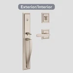 Baldwin Torrey Pines Satin Nickel Entry Handleset With Smartkey &. Fixed Price $91.79.