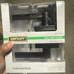 Defiant 32LS3X903A Tonebridge Matte Black Hall/closet Door Lever W Square Rose. Fixed Price $14.00.