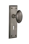 Nostalgic Warehouse New York Plate W/ Keyhole Door Knob Nykhom - 718619 2 3/4". Fixed Price $74.99.