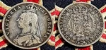 1888 Victorian Half Crown Solid Silver Antique Coin Vintage Old Jack The Ripper. Fixed Price $174.62.