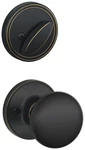 Schlage JH59-STR Single Cylinder Keyed Entry Interior Only Pack Bronze. Fixed Price $81.16.