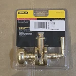 New - Stanley CD1770 Classic Solid Brass Wood Door Lockset. Fixed Price $12.99.