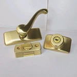Gl Lever With Keyed Deadbolt Lock For Storm And Screen Doors Gold Set Of 3. Fixed Price $43.36.
