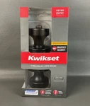 Kwikset Pismo Round Keyed Entry Door Knob W/ Smartkey In Matte Black 97402-849. Fixed Price $16.11.