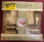 Black &decker Society Brass Lifetime Finish Forged Solid Door Handles. Fixed Price $7.50.