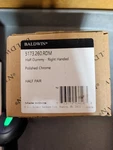 Baldwin 5173.RDM Right Handed Non-turning One-sided Dummy Chrome. Fixed Price $145.00.