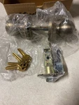 Kwikset 400P-5 Polo Entry Knobset, Antique Brass Security Series. Fixed Price $20.35.