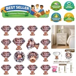 Deelf 12 Packs Kitchen Cabinet Knobs, 30 Mm Crystal Diamond Dr.... Fixed Price $24.99.