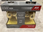 New 5238373 Colonial Polished Brass Steel Entry Lockset Ansi Grade Knob. Fixed Price $14.99.