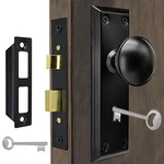 Antique Interior Door Knobs Mortise Set Skeleton Key Vintage Hardware. Fixed Price $62.61.