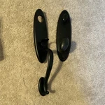 Baldwin Oil Rubbed Bronze Entry Door Lock Set Black Handle Keyed Kit. Fixed Price $350.00.