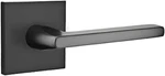 Left-handed Square Rosette Privacy With Helios Lever Flat Black Finish. Fixed Price $207.99.