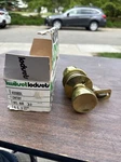 Vintage Kwikset Entrance Lockset Bel Air Bright Brass 400BDL Cp Emhart New. Fixed Price $14.44.