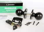 Ultra Passage Door Knob Style Set Oil Rubbed Bronze New (no Lock) Complete. Fixed Price $14.99.
