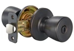Tulip Shaped Oil Rubbed Bronze Bath Button Lock Privacy Doorknob Handle. Fixed Price $21.95.
