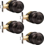 Oil Rubbed Bronze Privacy Door Lock Bedroom Bathroom Deadbolt Handle Set. Fixed Price $90.99.