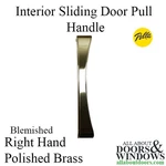 Pella Sliding Door Handle Right Interior Pull Blemished. Fixed Price $194.00.