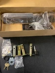 Emtek 4812US10B Lh Hammered Lever Keyed Entry Brass Handleset - Oil Rubbed Bronz. Fixed Price $436.99.