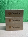 3 Pack Copper Creek Egg Passage Hall/ Closet Door Knob In Tuscan Bronze EK2020TB. Fixed Price $19.99.