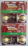 Lot Of 2 Kwikset Polo Hall/closet Passage Non Locking Door Knob Antique Brass. Fixed Price $24.99.