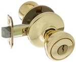 Kwikset Polished Brass Tylo Keyed Entry Door Knob Lock Assembly 94002-828. Fixed Price $19.99.