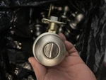 Kwikset Satin Silver Metal Round Door Knob Easy Install Universal Interior. Fixed Price $11.98.